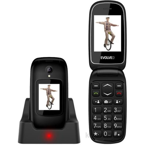 Evolveo EasyPhone EP-700 FD Black Mobil