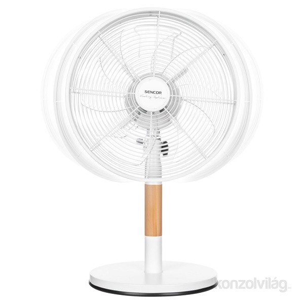 Sencor SFE 3080WH fehér asztali ventilátor Otthon