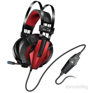 Genius HS-G710V USB fekete-piros gamer headset PC