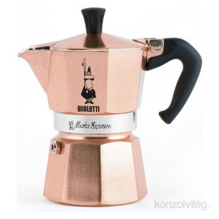 Bialetti Moka Express rózsaarany 3 személyes kotyogós kávéfőző Otthon