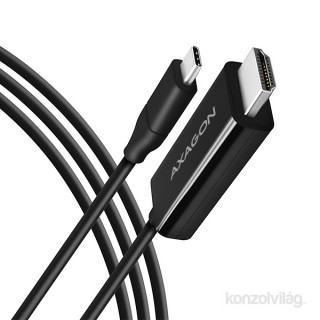 Axagon RVC-HI14C video átalakító kábel 1,85 M USB C-típus HDMI Fekete Mobil