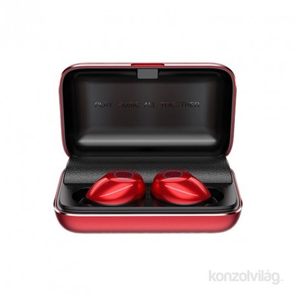Joyroom JR-T07 Metal True Wireless Bluetooth piros fülhallgató PC