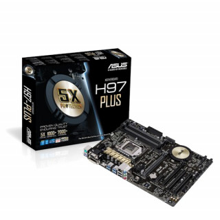 ASUS H97-PLUS Intel H97 LGA1150 ATX alaplap PC