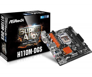 ASRock H110M-DGS Intel H110 LGA1151 mATX alaplap PC