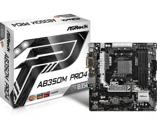 ASRock AM4 AB350M Pro4 (90-MXB520-A0UAYZ) PC