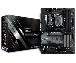 ASRock B360 Pro4 Intel B360 LGA1151 ATX alaplap PC