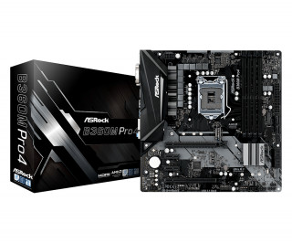 ASRock B360M Pro4 Intel B360 LGA1151 mATX alaplap PC