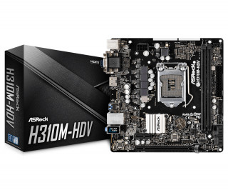 ASRock H310M-HDV Intel H310 LGA1151 mATX alaplap PC