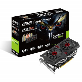 ASUS STRIX-GTX960-DC2OC-4GD5 nVidia 4GB GDDR5 128bit PCIe videokártya PC