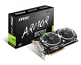 MSI GeForce GTX1060 Armor 3G OCV1 3GB GDDR5 PC