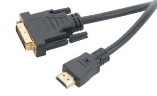 KAB Akasa DVI-D - HDMI A kábel - 2m PC