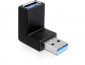 DeLock Adapter USB 3.0 Type-A male > Type-A female angled 90° vertical thumbnail