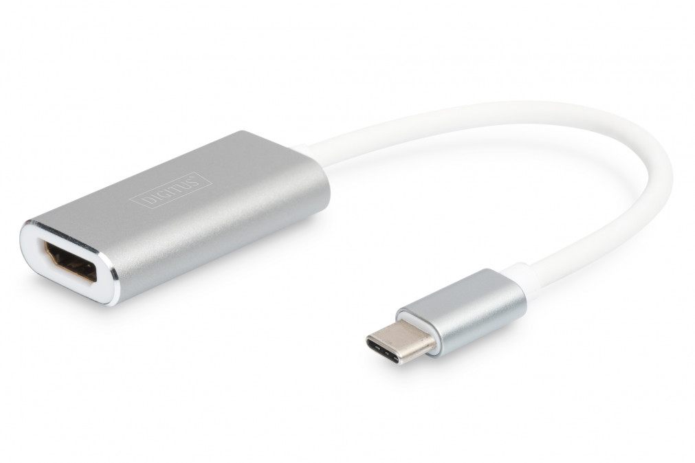 Digitus DA-70836 USB Type-C 4K HDMI Graphics Adapter Silver PC