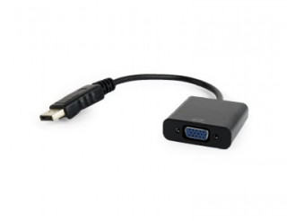 Gembird Displayport -> VGA M/F adapter 0.2m fekete PC