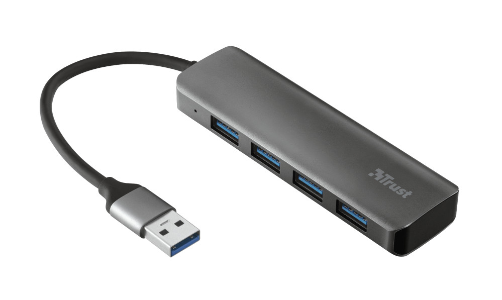 Trust Halyx Aluminium 4-Port USB3.2 Hub PC