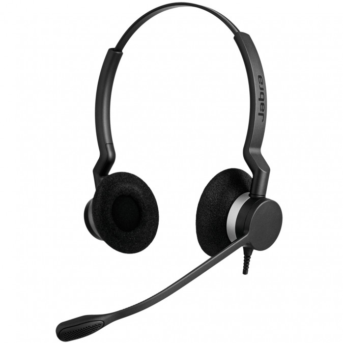 Jabra BIZ™ 2300 USB Duo, Type: 82 E-STD, Microphone boom: FreeSpin (headband), U PC