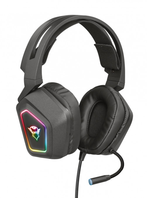 Trust GXT 450 Blizz RGB 7.1 Surround gamer USB headset PC
