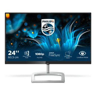 PHILIPS E-Line 27", 1920x1080, 16:9, 20M:1, 250 cd/m2, 5ms, VGA/DVI-D, VESA PC