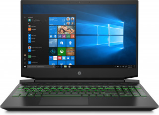 HP Pavilion Gaming 15-ec0014nh 15,6"FHD/Ryzen5/16GB/512GB/GTX 1660Ti 6GB/WIN10/ fekete laptop PC