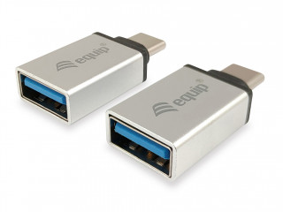 Equip Átalakító - 133473 (USB-C -> USB-A átalakító, apa/anya, ezüst) PC