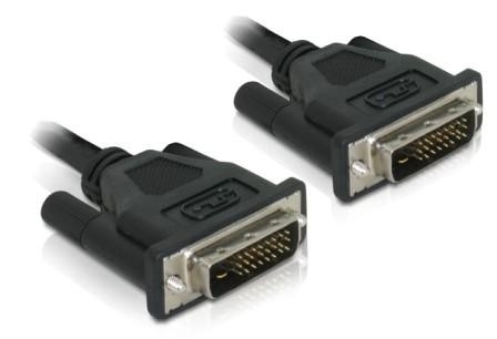 DeLock DVI 24+1 male-male 0,5m kábel PC