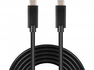 Sandberg Kábel - USB-C (2m; fekete; USB-C apa be-/kimenet; USB3.1 Gen2 kompatibilis; 10Gbps) PC