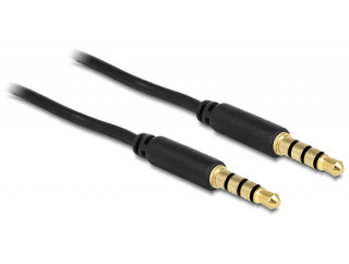 DeLock Delock Cable Stereo 3.5 mm 4 pin plug > plug 2m PC