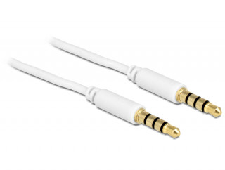 DeLock Cable Stereo Jack 3.5 mm 4 pin male > male 1m PC