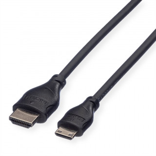 ROLINE kábel Monitor HDMI - mini HDMI Összekötő kábel 2m v1.4 PC