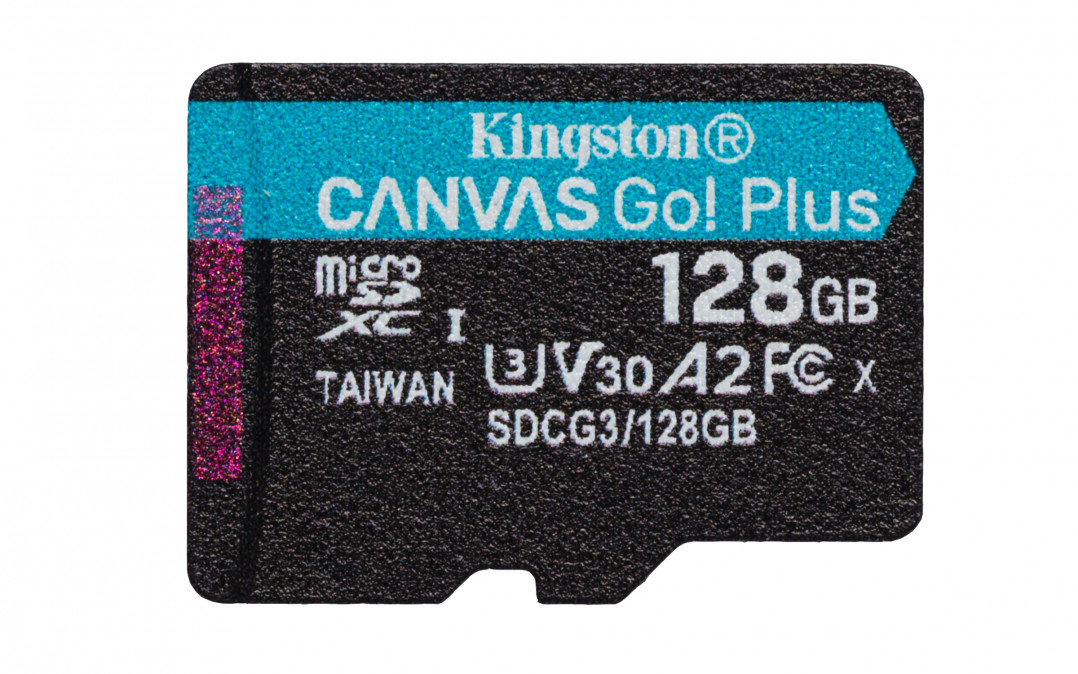 Kingston Technology Canvas Go! Plus memóriakártya 128 GB MicroSD Class 10 UHS-I PC
