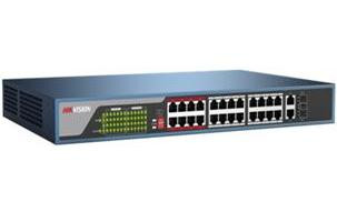 Hikvision Switch PoE - DS-3E0326P-E (24 port 100Mbps, 370W, 2 port 1000Mbps combo, L2) PC