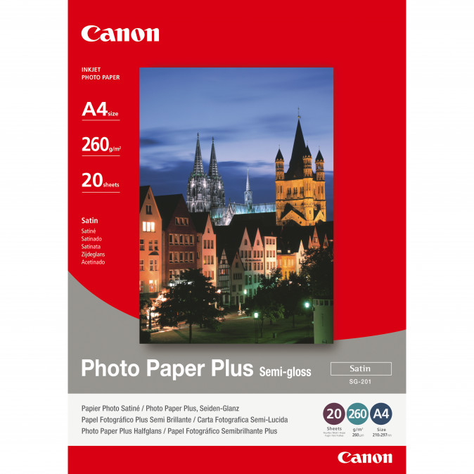 Canon Plus Semi-gloss SG-201 [A4, 260g, félfényes, 20db] PC