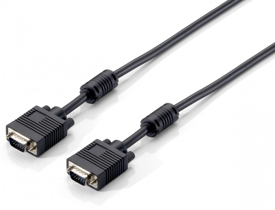 Equip VGA - VGA (Apa-Apa) Duplán érnyékolt v1 20m - Monitor kábel PC