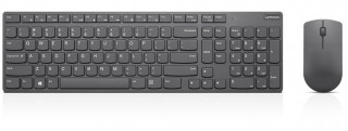 KBM LENOVO Professional Ultraslim Wireless Combo Keyboard and Mouse- magyar PC