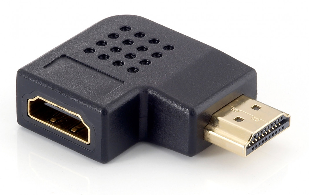 Equip Átalakító - 118910 (HDMI-HDMI átalakító anya/apa, 90 fokban hajlított) PC