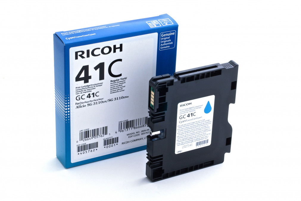 RICOH 405762, CARTRIDGE HY GC41C PC