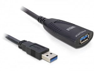 Delock 83089 USB A - A 5m Hosszabbító (USB3.0) - Aktív PC