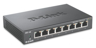 D-Link DGS-108/E 8port  [ 10/100/1000 Mbit, asztali és rackbe is ] PC