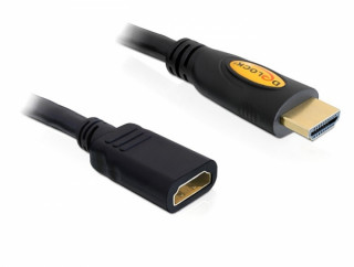 DeLock High Speed HDMI with Ethernet – HDMI A male > HDMI A female Extension Cable 3m Black PC