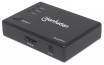 Manhattan HDMI splitter - HDMI to HDMI (3 portos, 4K@60Hz resolution, full 3D video, AC powered) thumbnail