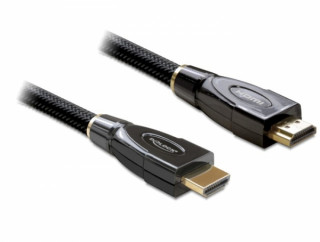 DeLock HDMI + Ethernet male/male összekötő kábel Premium 5m PC