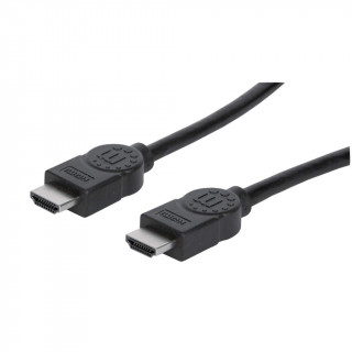 Manhattan Kábel - HDMI to HDMI (Ethernet HEC, ARC, 3D, 4K,  Shielded,  2m, Fekete) PC