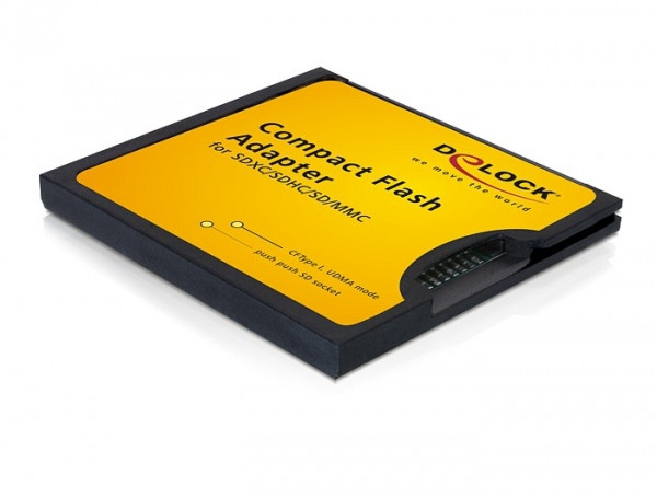 Delock Compact Flash -> SD / MMC memóriakártya adapter PC