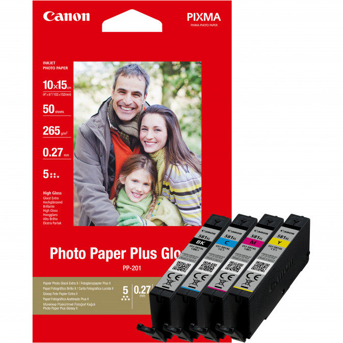 Canon CLI-581XL Color Photo Value Pack PC