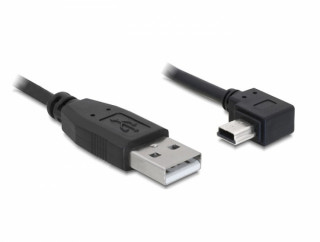 DeLock Cable USB 2.0-A male > USB mini-B 5pin male angled 2m PC