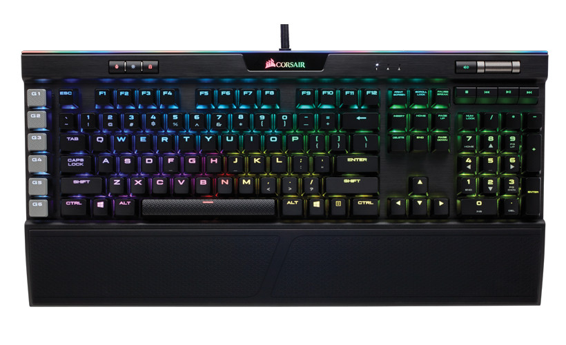 Corsair Gaming K95 RGB Platinum, MX-RGB-Brown NA (ENG, USB) - Fekete PC