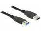 Delock USB 3.0 A M/M adatkábel 2m fekete thumbnail