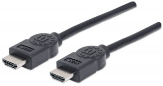 Manhattan Kábel - HDMI to HDMI  (HDMI 1.4, 180cm, fekete) PC