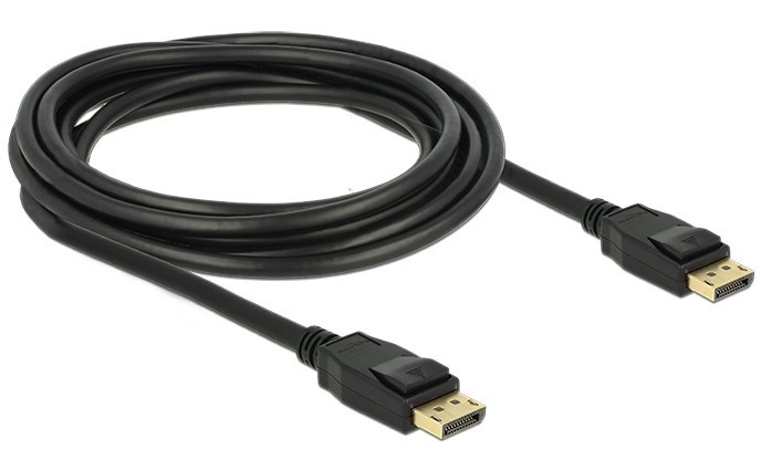 DeLock Cable Displayport 1.2 male > Displayport male 4K 3m PC