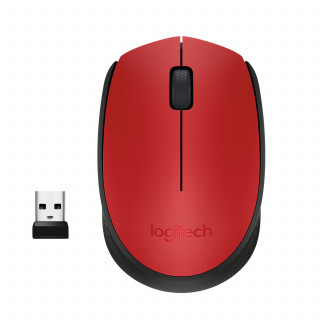 MOUSEW Logitech M171 Optical [Vez.nélküli] - Piros PC